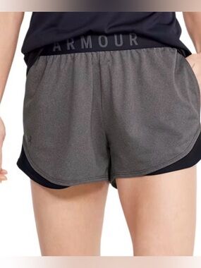 Under Armour Play Up 3.0 Shorts Grey- Medium